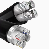 Cable Eléctrico de Aluminio con Aislamiento XLPE y Cubierta de PE, Zc-Yjlhy23 1kv 1.8/3kv, 3 y 4 Núcleos, 50, 70, 95, 120, 150, 240 mm²