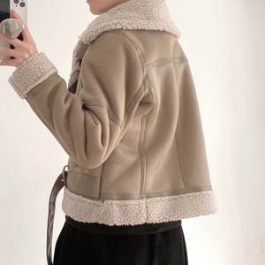 TAOP&ZA Nuova Giacca da <span class=keywords><strong>Donna</strong></span> Autunno e Inverno 2022 Stile Motociclista in <span class=keywords><strong>Tweed</strong></span> Double-Face con Cintura 6318232 - Product Image 6