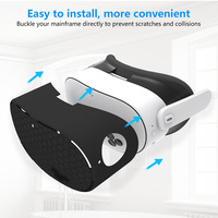 Étui de protection en silicone pour Meta pour 3S Matériau durable Protection complète Console VR Accessoires de jeu