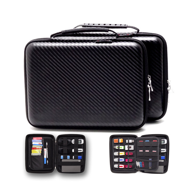 Portable Waterproof USB Flash Drive & Thumb Drive Holder Case with Soft EVA Material for Memory Stick