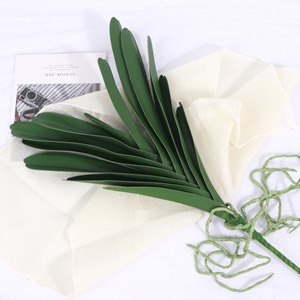 Vente en gros de plantes d'orchidées <span class=keywords><strong>vanda</strong></span> artificielles à longue tige au toucher réel pour la décoration - Product Image 2
