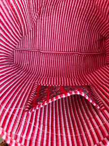 Bolso Tote de Algodón Acolchado con Estampado de Bloques Indio, Artesanía Tradicional Hecha a Mano, Bolso de Hombro para Viaje - Product Image 3