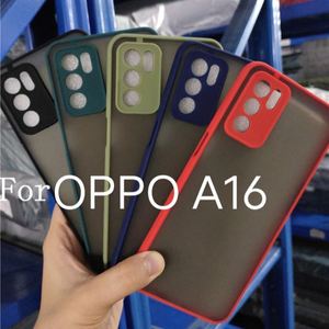 <span class=keywords><strong>Funda</strong></span> Protectora para Teléfono <span class=keywords><strong>Oppo</strong></span> A16, Translúcida, Mate, Color Humo, con Protector de Cámara de TPU y PC, Precio Económico - Product Image 2