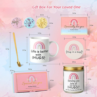 Panier de spa pour fêtes de mariage Bougies parfumées personnalisées Coffret cadeau pour femmes Coffret cadeau promotionnel pour anniversaire et Saint-Valentin
