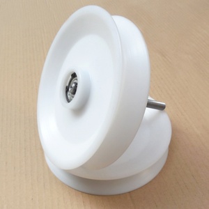 High Quality <b>Plastic</b> Nylon <b>Wheel</b> Wire Pulley With Bearings - Product Image 1