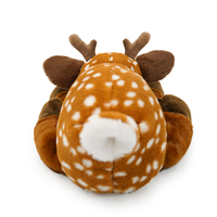 Peluche personnalisée brodée, super douce, cerf tacheté Sika, réaliste, en coton PP écologique, anti-stress, 48 cm