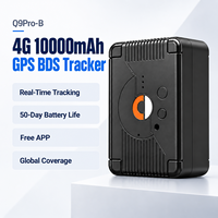 Traceur GPS GLONASS Q9pro-B 4GBDS avec aimant puissant, capteur de lumière, alerte anti-effraction, sans câblage, géolocalisation, relecture de trajets, antivol pour la gestion de flotte