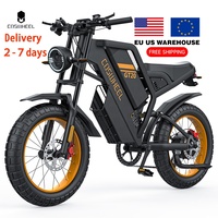 Coswheel Gt20 Eu Us Almacén Dropshipping Fat Tire Bike Cycle E Bicicleta Motor Ciclomotor Completo E Drift Triciclo