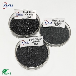 Полировальные абразивы: черный карбид кремния, абразивная крошка для галтовки камня, зернистость 60/90, 150/220, F500, F1000 - Product Image 4