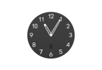 Horloge murale LED avec lumière d'ambiance, quartz, fonction snooze, thermomètre, chargeur USB électronique, réveil numérique intelligent