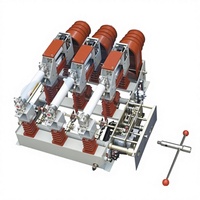 Interruptor de Corte de Carga SF6 Trifásico de Alta Tensión para Interiores 12kv/24kv/33kv, Interruptor Aislador de Metal de Cobre, Certificado ISO9001:2008, Industrial