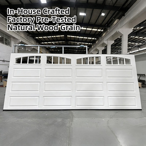 <span class=keywords><strong>Porte</strong></span> <span class=keywords><strong>de</strong></span> <span class=keywords><strong>garage</strong></span> <span class=keywords><strong>en</strong></span> <span class=keywords><strong>bois</strong></span> massif chêne blanc sur mesure pour villa, avec cadre <span class=keywords><strong>en</strong></span> aluminium, panneau sectionnel isolé, <span class=keywords><strong>kit</strong></span> complet <span class=keywords><strong>de</strong></span> matériel <span class=keywords><strong>de</strong></span> motorisation - Product Image 2
