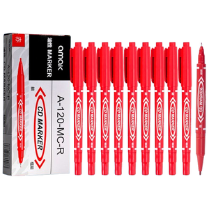 Usine en gros vente chaude pas cher <span class=keywords><strong>prix</strong></span> stylo marqueur <span class=keywords><strong>Permanent</strong></span> à base d'eau 0.5mm Fine <span class=keywords><strong>Liner</strong></span> conseils stylos Double tête stylos de marquage - Product Image 5