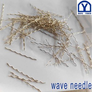Alambre Ondulado Recubierto de Latón de 0.4/25 mm, Fibra de Acero con Excelente Fuerza de Enclavamiento Mecánico para Mezcla de UHPC C120 - Product Image 2