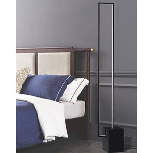 Lámpara de Pie Minimalista de Metal con Pantalla Redonda Negra, LED, Base E26, Luz Blanca Cálida de 3500K, Regulable, CRI 90, Uso Residencial - Product Image 6