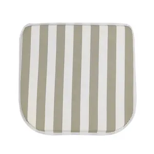 stripe kitchen chair pad and dining seat cushion for indoor outdoor office patio chair