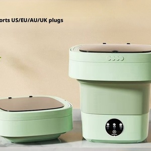 10L Foldable Mini Washer and Dryer 2 in 1 Portable Travel Laundry Machine with Blue Light Sterilization - Product Image 1