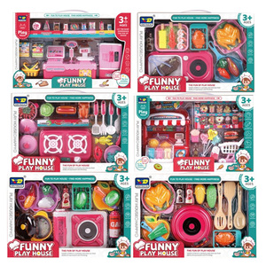 Ensemble de vaisselle alimentaire pour enfants, jeu de <span class=keywords><strong>cuisine</strong></span>, <span class=keywords><strong>simulation</strong></span>, jeu de rôle, jouets de <span class=keywords><strong>cuisine</strong></span> - Product Image 4