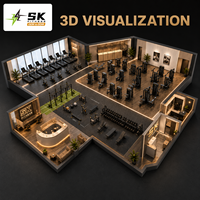 Fabricant d'équipements de gym SK Chine, équipements de gym commerciaux complets, solution clé en main pour centre de fitness, OEM ODM, vente en gros