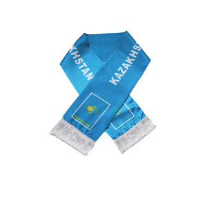 新产品哈萨克斯坦特色围巾粉丝和追随者俱乐部旗帜定制围巾 - Product Image 4