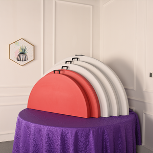 6FT nhựa trắng bàn tròn và ghế cho các sự kiện Đảng Mesa plegables - Product Image 3