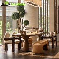 Ensemble de canapés d'hôtel de qualité commerciale moderne pour Guesthouse, Resort, Aparthotel, ignifuge, durable, fabriqué en MDF et contreplaqué, OEM ODM, stable