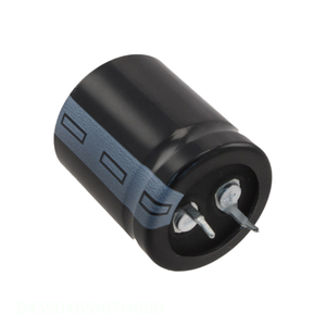 Condensateur à traversée de circuit (TH) en aluminium, 100 µF, 20 %, 450 V, à fixation par clip, référence B43504B5107M000 – Distributeur agréé - Product Image 1