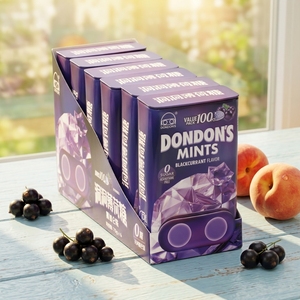 70g Blackcurrant Flavored Sugar-Free Hard Candy Fruit <strong>Mints</strong> Tower Tin Refreshing Breath <strong>Mints</strong> in Box Packaging - Product Image 3