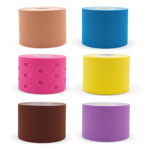 Vente en gros Physiothérapie du genou étanche Ruban <span class=keywords><strong>Kt</strong></span> élastique pour muscles athlétiques Ruban kinésiologique prédécoupé pour le sport - Product Image 2