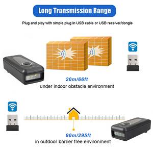YJ 3-en-1 Blue Tooth & USB Filaire & 2.4G Lecteur de codes à barres Portable 2D QR Image <span class=keywords><strong>Scanner</strong></span> Fonctionne avec IOS, Windows, <span class=keywords><strong>Android</strong></span> YJ-6601 - Product Image 2