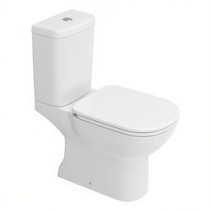 Inodoro Monobloque Universal Gemma 2, 66.5 cm de Largo, 36.5 cm de Ancho, 40 cm de Alto - Product Image 3