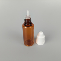 Bouteilles compte-gouttes en plastique ambré pour huile capillaire avec bouchons de sécurité pour enfants 50 ml