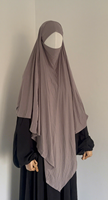 Khimar de prière en jersey de bambou Timett 2026, coupe classique, en tissu jersey doux et respirant pour femmes musulmanes