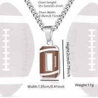 Collier pendentif numéro unisexe en acier inoxydable 22 plaqué argent, motif bambou porte-bonheur, sans ternissement, sans nickel, sans plomb, cadeau bijou