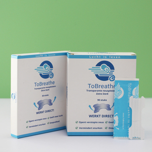 Muestra Gratuita de Tiras Nasales Breath Right Fabricadas en China, Tiras Anti Ronquidos para Respirar Mejor, Cuidado de la Salud del Sueño - Product Image 2