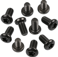 Vis à tête hexagonale M1 M2 Mini Allen en acier inoxydable A2-70, vis Torx T6, grade 10.9/12.9, oxyde noir, métrique et impérial