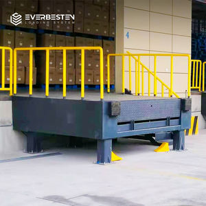 Niveleur <span class=keywords><strong>de</strong></span> quai hydraulique 10 tonnes, à fosse fixe, double vérin, antidérapant, en acier Q235, pour entrepôt industriel - Product Image 1