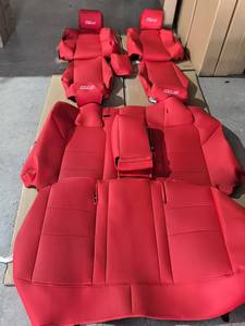 TH Set Completo di Coprisedili Auto di Lusso Personalizzati, Durevoli, Comodi, in Pelle, Impermeabili, Compatibili con Airbag, 13 Pezzi - Product Image 4