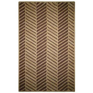 Jute Braided Rug Eco Friendly Non Slip Flat Pile Rectangle Indoor Flooring Gold Brown Geometric Design Durable - Product Image 6