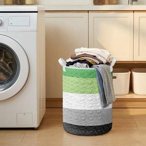 Sac de rangement matelassé à cordon personnalisé, motif drapeau arc-en-ciel aromantique de la fierté gay, cadeaux de baby shower, articles <span class=keywords><strong>divers</strong></span> pour la garde-robe - Product Image 3
