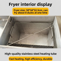 Machine à frire le poulet électrique en acier inoxydable de style Henny Penny, capacité 30 kg, cuisson rapide, pour les restaurants