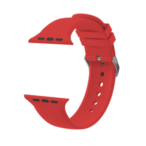 Cinturino in Silicone con Fibbia Metallica Compatibile con <span class=keywords><strong>Apple</strong></span> <span class=keywords><strong>Watch</strong></span> Ultra 9876543210 <span class=keywords><strong>SE</strong></span> Sport - Product Image 4