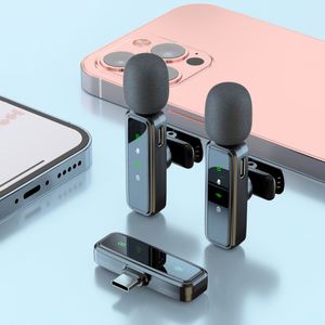 Nouveau microphone cravate J81 avec suppression intelligente du bruit pour le streaming en direct en extérieur, l'enregistrement audio et la production vidéo/vlog - Product Image 2
