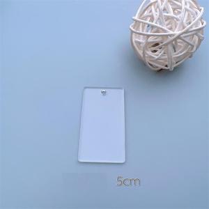 공장 레이저 절단 조각 2MM 플라스틱 보드 아크릴 시트 투명 아크릴 디스크 원 - Product Image 4