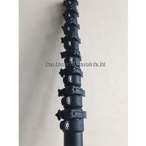 Perche télescopique laser en fibre de verre FRP pour la mesure, la taille des arbres et des jardins, avec extension légère, noir mat, 100% fibre de verre - Product Image 6