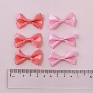 Whole Sale Price Pink Ribbon Bow For Clothing Decoration Accessories