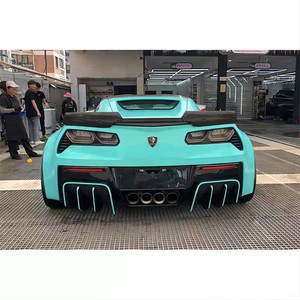 ชุดแต่งคาร์บอนไฟเบอร์สำหรับ Corvette C7 ปี 2014-2019 แบบติดตั้งด้วยตัวเอง พร้อมดิฟฟิวเซอร์ สปอยเลอร์ และฝากระโปรง - Product Image 6