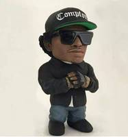 Ornamen Resin Mini Hip Hop Rapper lucu Bro Set Figurine Hip Hop Legends King Rap bintang musik Resin tokoh Alkyne Legend