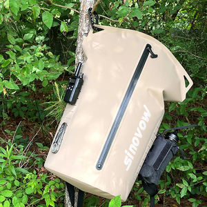 Sac à dos étanche et durable pour l'extérieur avec dos rembourré et ceinture de maintien, sac de randonnée léger de 34 L pour les amateurs de rafting - Product Image 6