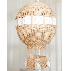 Di alta qualità in Rattan mongolfiera vivaio parete <span class=keywords><strong>Mobile</strong></span> appesa decorazioni per <span class=keywords><strong>soggiorno</strong></span> per la casa dei bambini Dexor - Product Image 2